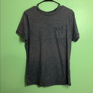 Cute lobster print T-shirt with front pocket